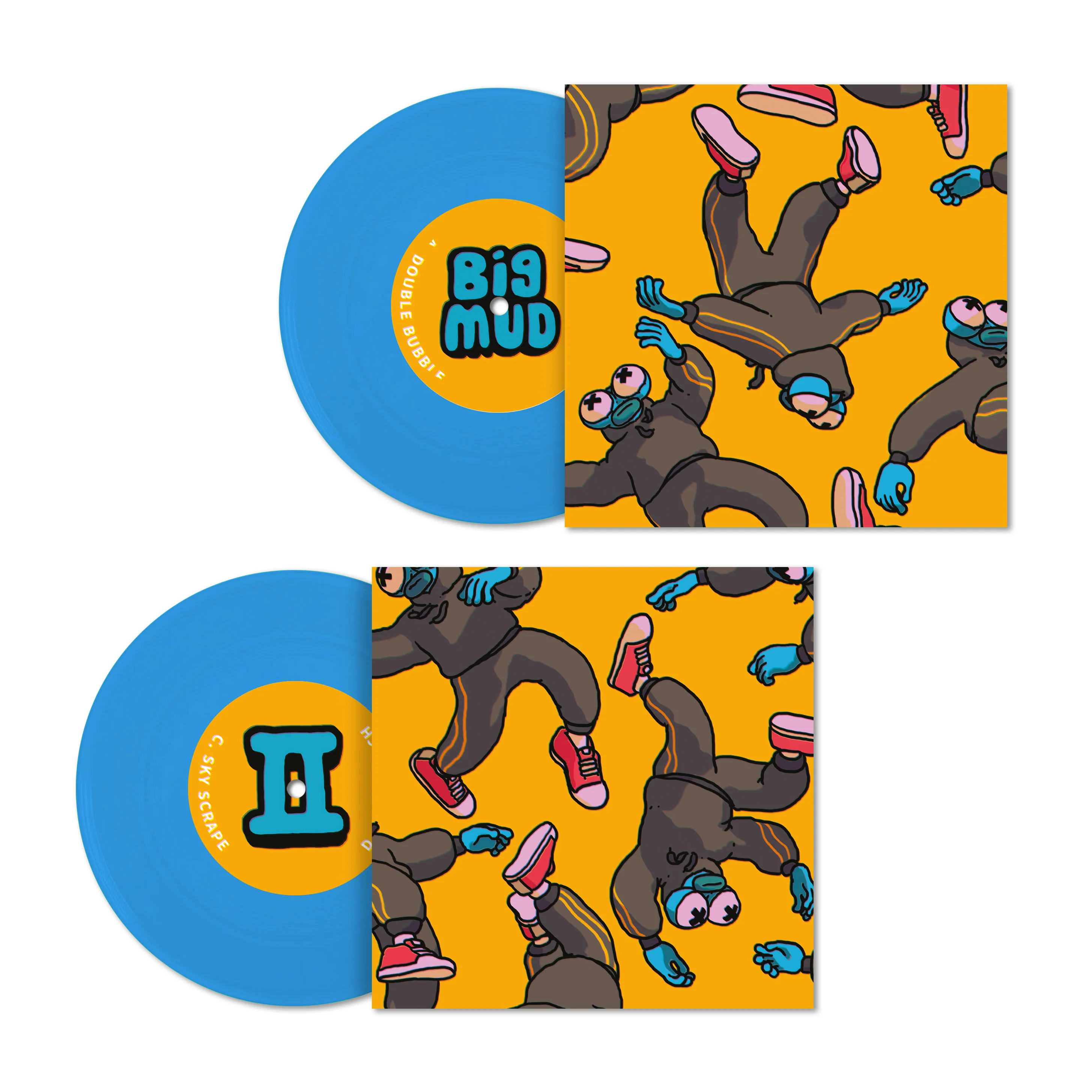 SLUDGE LIFE 2 (BIG MUD: SKY SCRAPE / DOUBLE BUBBLE) (7” vinyl set) - Image 2